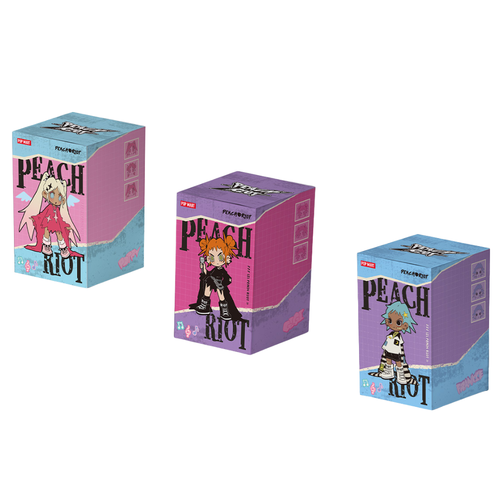 Pop Mart Porte Clef Peach Riot Loading Edition Limitée by POP MART INTERNATIONAL GROUP LIMITED