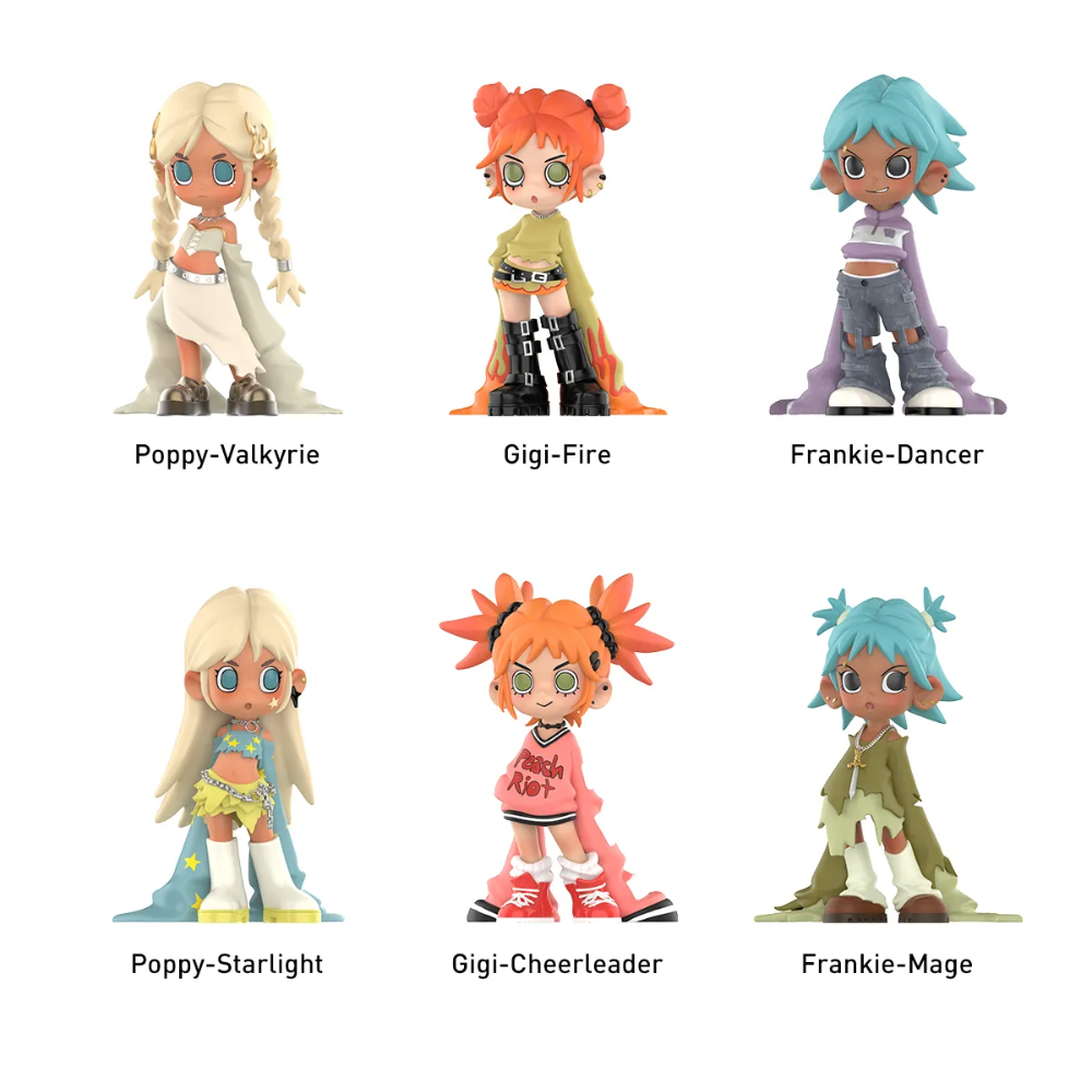 Pop Mart Lil Peach Riot Loading Figurine Blind Box Techpunk Collection Édition Limitée by POP MART INTERNATIONAL GROUP LIMITED