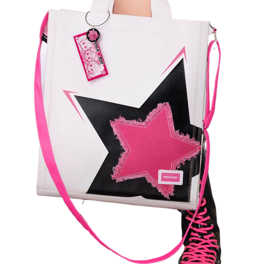 POP MART Sac Bandoulière Peach Riot Rush Hour Series Édition Limitée Collection Urbaine Luxueuse by POP MART INTERNATIONAL GROUP LIMITED