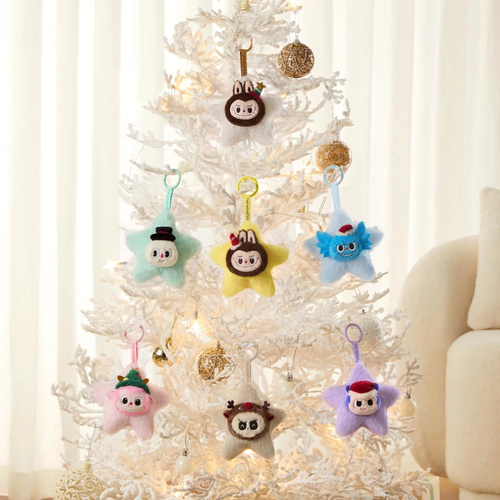 Pop Mart Porte Clés Peluche Labubu de la Collection Sparkly Monsters Classique Édition Limitée by POP MART INTERNATIONAL GROUP LIMITED