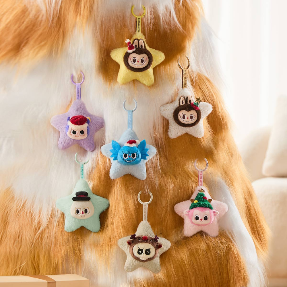 DIE MONSTERS Classic-Serie – Labubu Glitzernder Plüschanhänger Blindbox