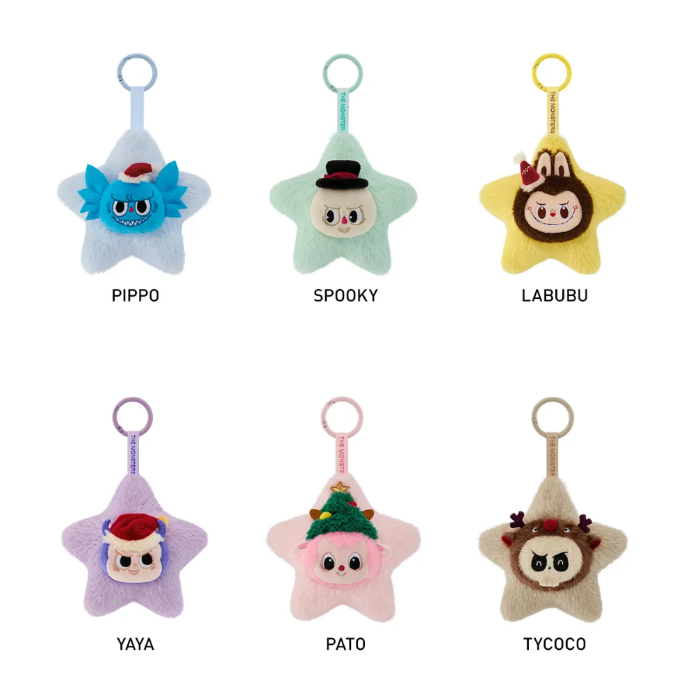 DIE MONSTERS Classic-Serie – Labubu Glitzernder Plüschanhänger Blindbox