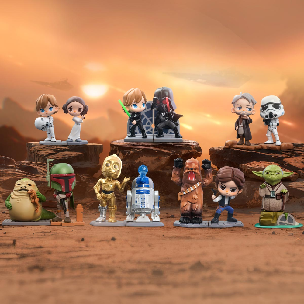 Star Wars Figurine Blind Box – Collection POP MART Officielle (Dark Vador, Yoda & Plus)