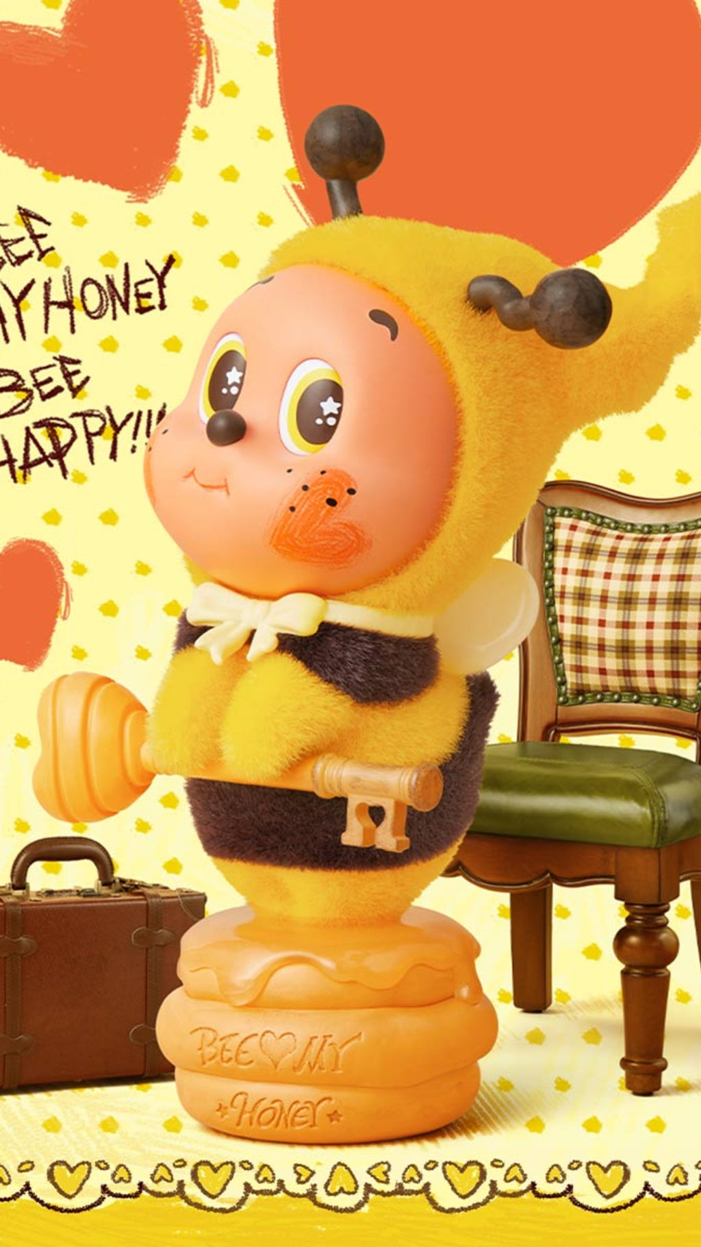 POP MART Figurine Collector Twinkle Twinkle Bee Your Honey Or Doré Finition Edition Limitée by POP MART INTERNATIONAL GROUP LIMITED