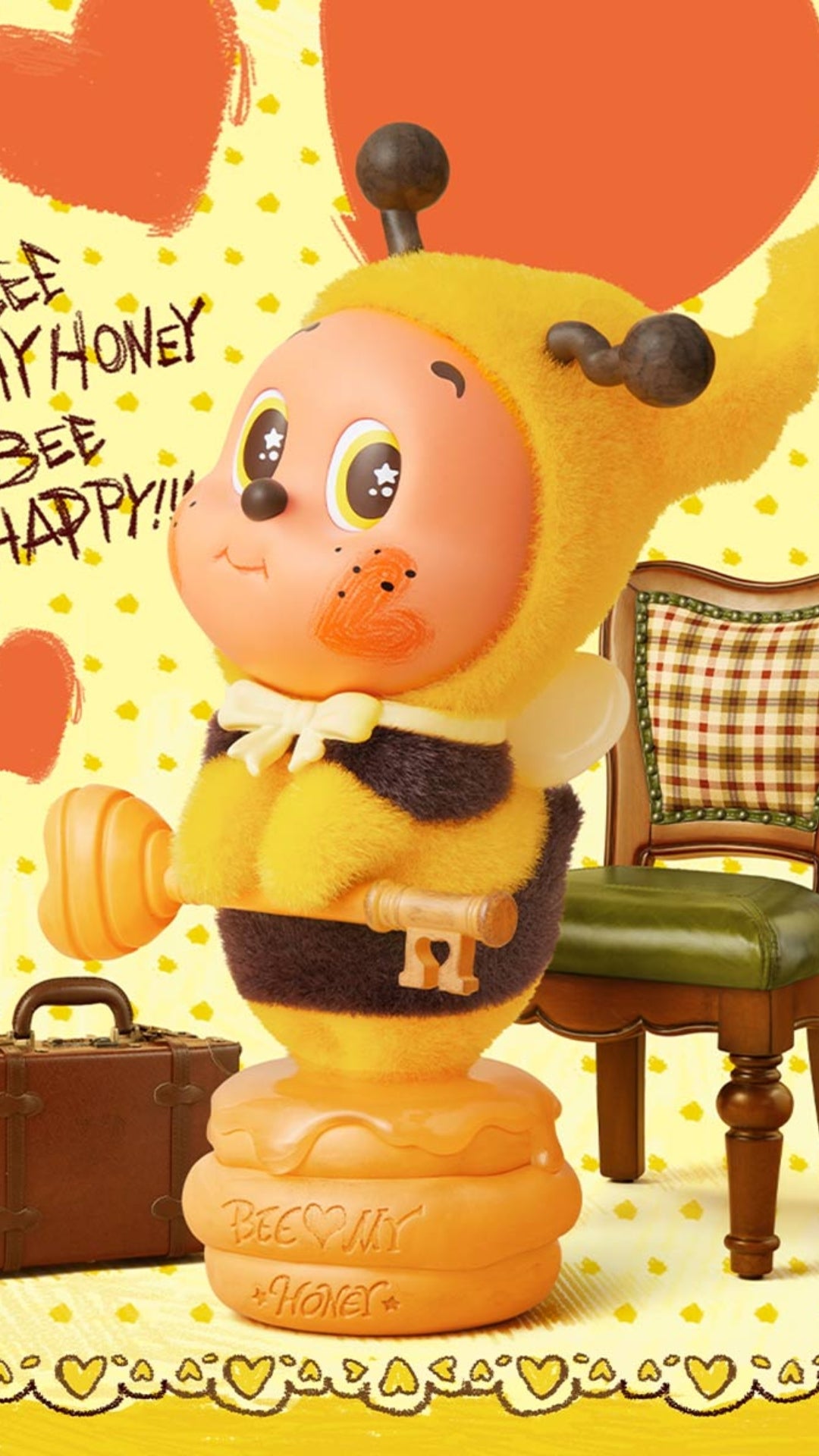 POP MART Figurine Collector Twinkle Twinkle Bee Your Honey Or Doré Finition Edition Limitée by POP MART INTERNATIONAL GROUP LIMITED