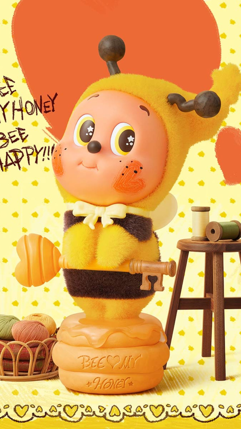 POP MART Figurine Collector Twinkle Twinkle Bee Your Honey Or Doré Finition Edition Limitée by POP MART INTERNATIONAL GROUP LIMITED