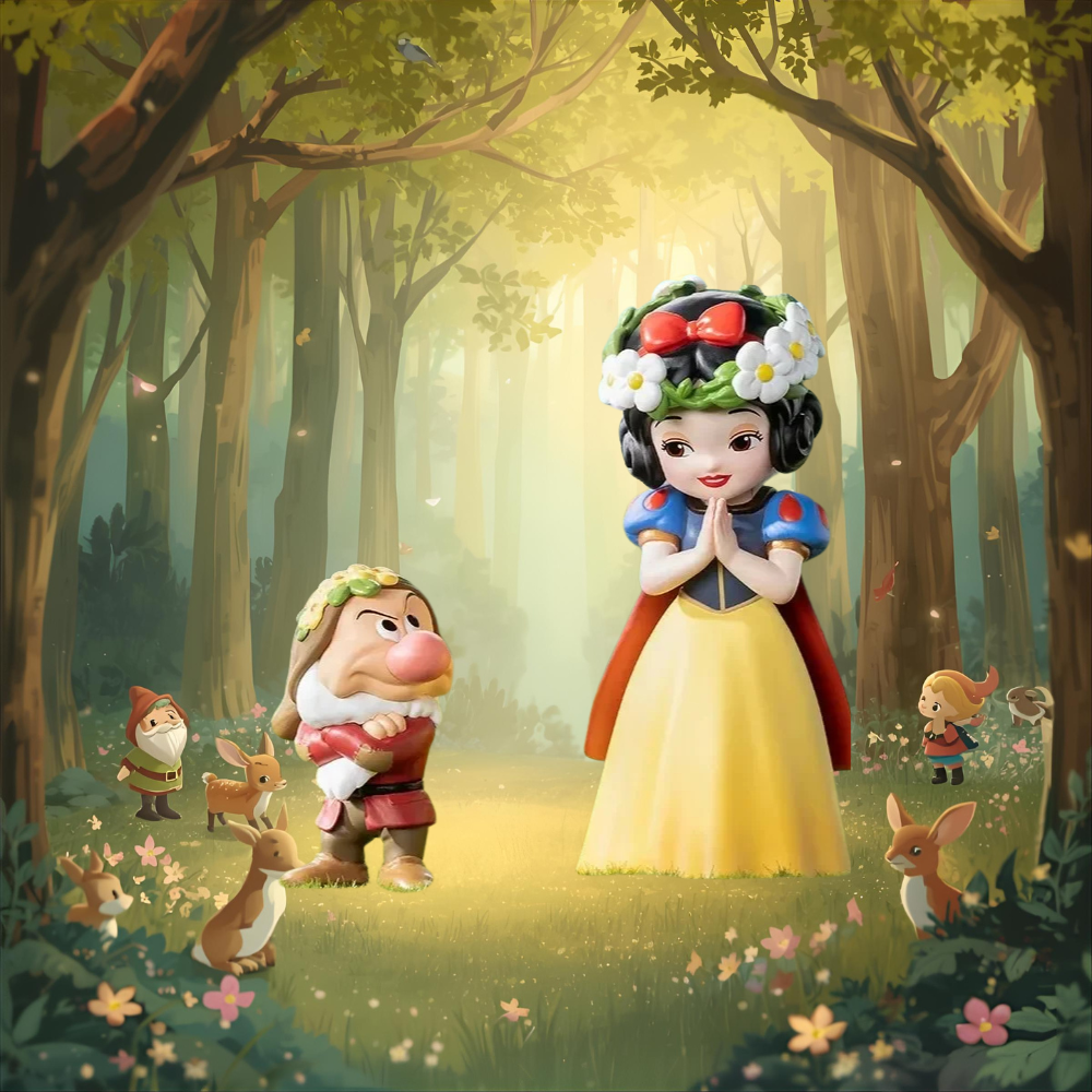 Pop Mart Blanche-Neige Figurine Vinyle Série Classique Boîte Mystère Édition Limitée by POP MART INTERNATIONAL GROUP LIMITED